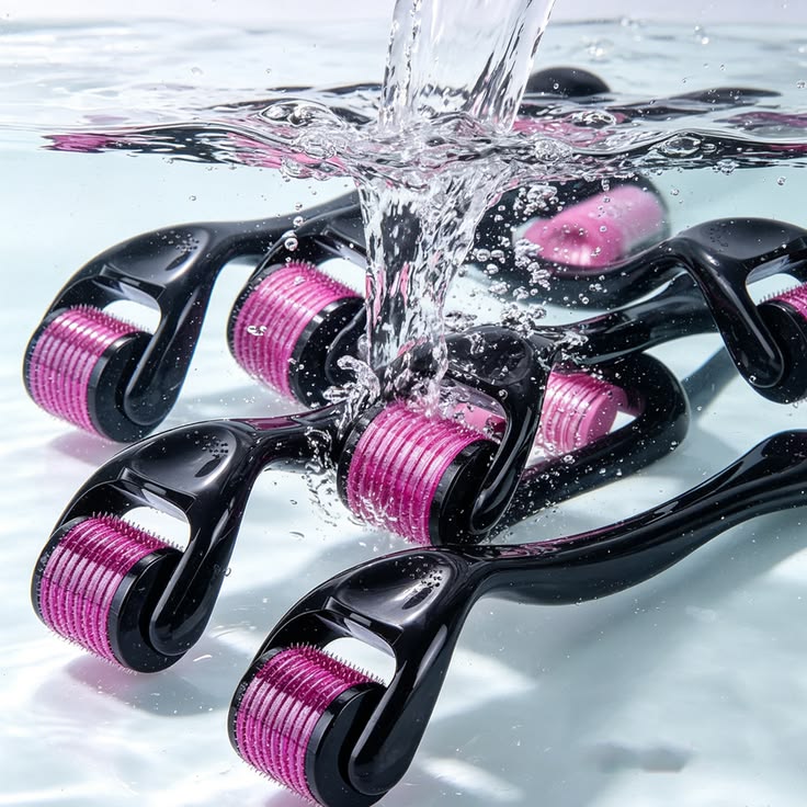 540 Titanium Derma Roller for Home Skin & Hair Care