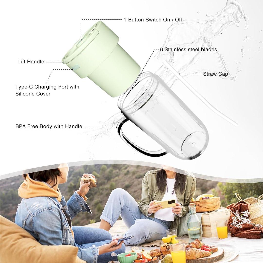 Electric Juice Cup Mint Green 50ml Fast Charging