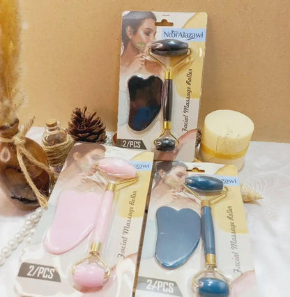 Jade Roller & Gua Sha Set for Pakistani Skin