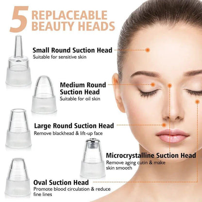 Blackhead Remover Nose Pore Cleaner White Device