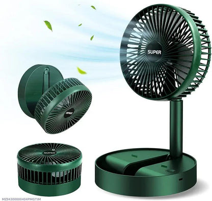 Rechargeable Green Portable Fan for Home Office Travel
