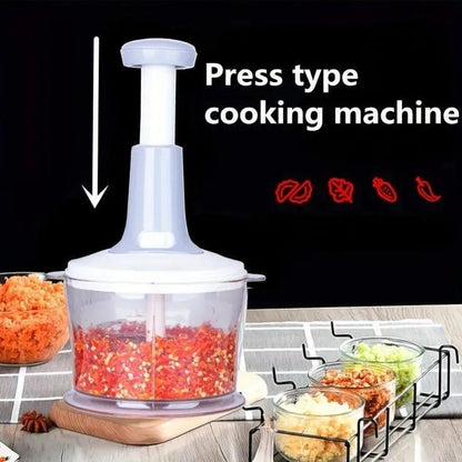 Manual Food Chopper 2L ABS Plastic Multifunctional