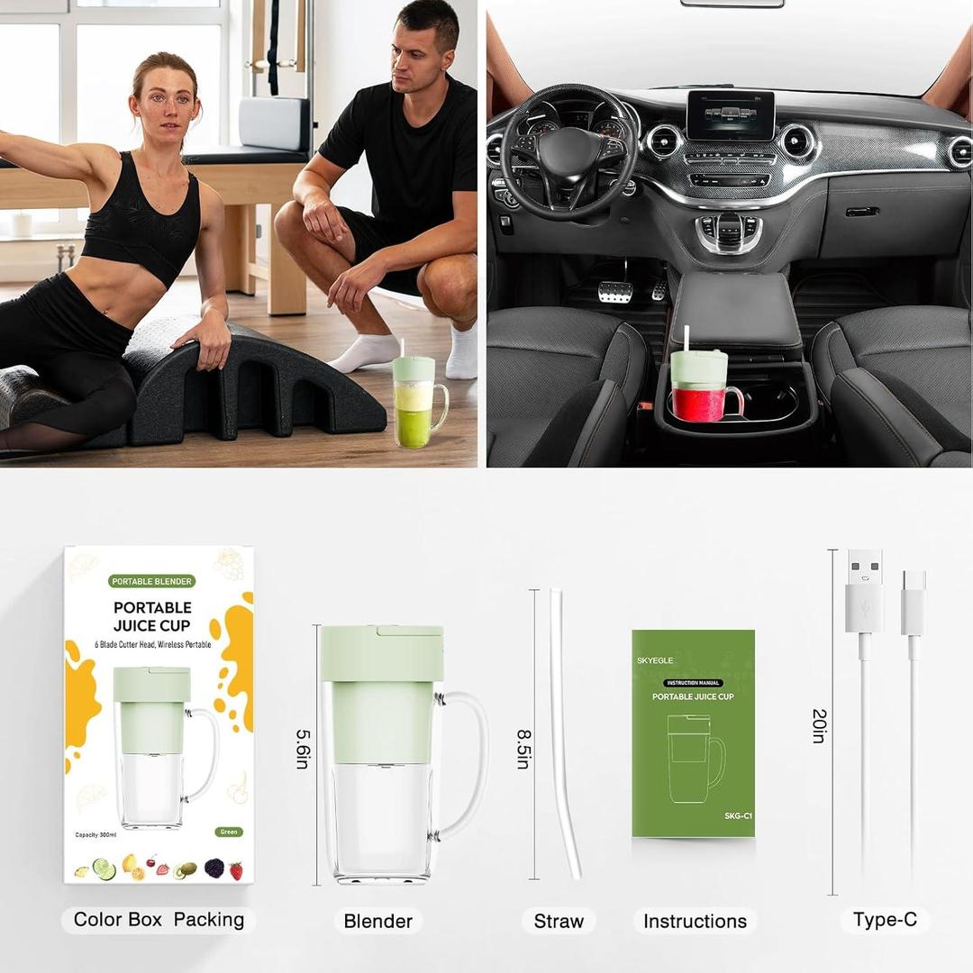 Electric Juice Cup Mint Green 50ml Fast Charging