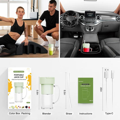 Electric Juice Cup Mint Green 50ml Fast Charging