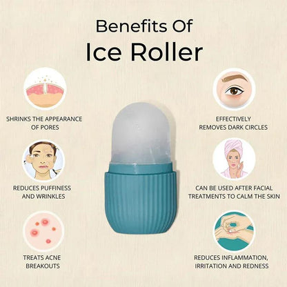 Face Ice Contour Roller Silicone Multi Color