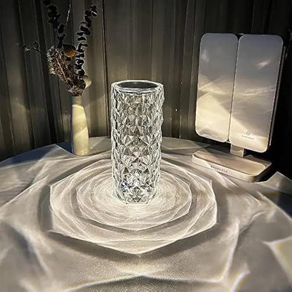 Rechargeable Table Lamp with Remote Control, ABS Plastic, 16 Colors