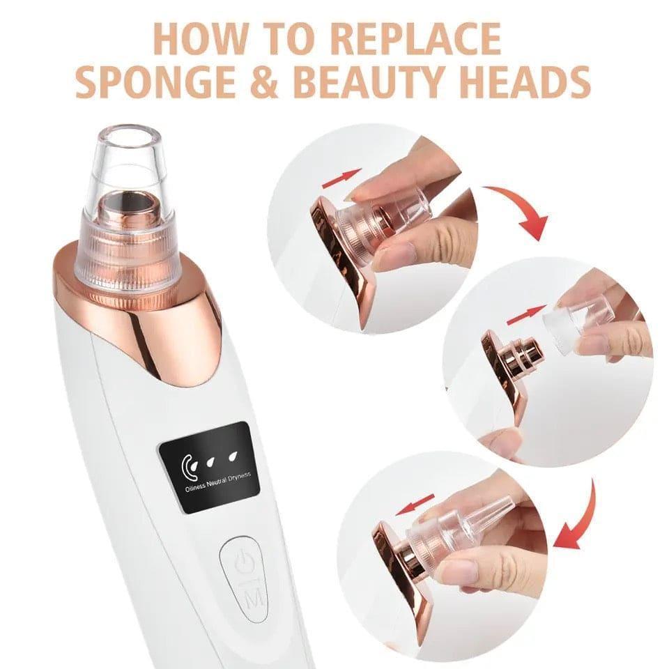Blackhead Remover Nose Pore Cleaner White Device